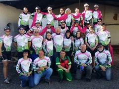 PINK TREES FOR PAULINE VALLEI TOT VALLEI CYCLING TOUR THANKS SPONSORS